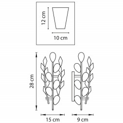 Бра Lightstar ISABELLE 791612
