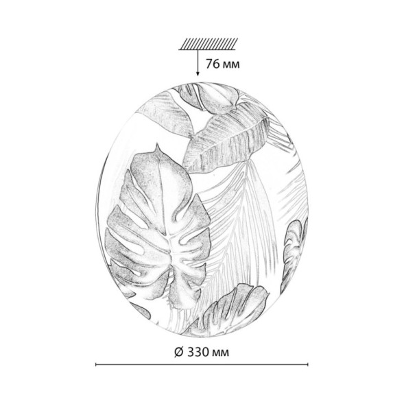 Потолочный светильник Sonex FLORI 7748/CL