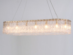 Подвесная люстра Newport 10820/120 brass oval