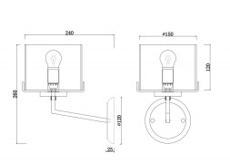 Бра Freya KAREN FR5096WL-01CH