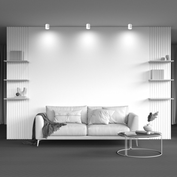 Накладной точечный светильник Maytoni Technical Hoop C086CM-GX53-MRD-W