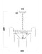 Каскадная люстра Freya Hloya FR5143PL-07G