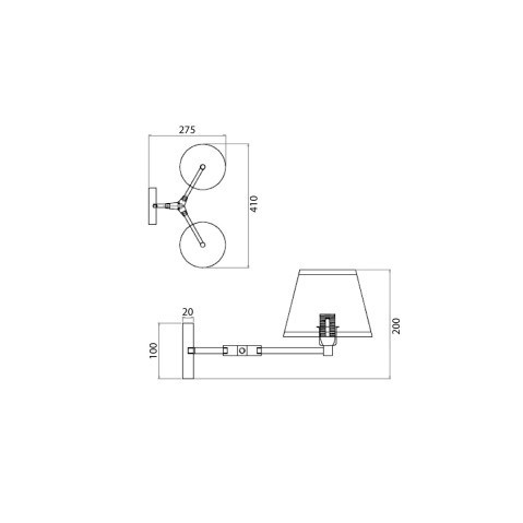 Бра Vele Luce Adele 255 VL4003W02