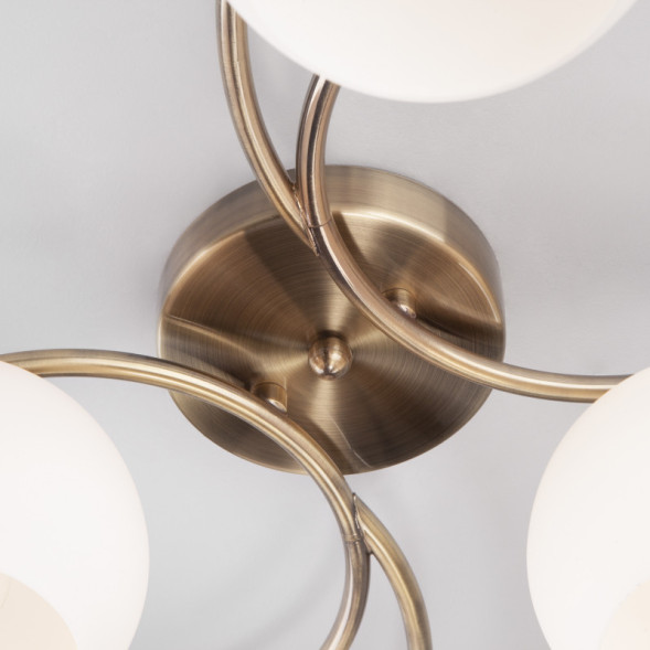 Потолочная люстра Eurosvet ALBA 30144/4 античная бронза