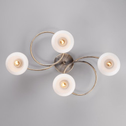 Потолочная люстра Eurosvet ALBA 30144/4 античная бронза