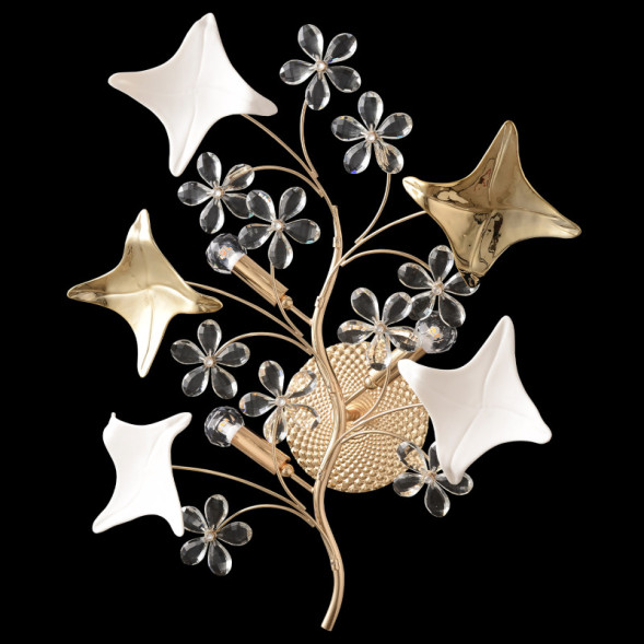 Бра Crystal Lux LETISIA LETISIA AP3 GOLD