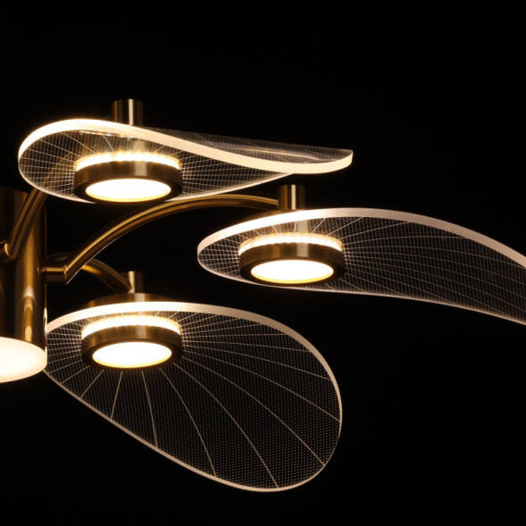 Люстра на штанге DeMarkt Гэлэкси 632017807