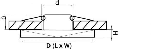 Встраиваемый точечный светильник Lightstar MIRIADE 011005