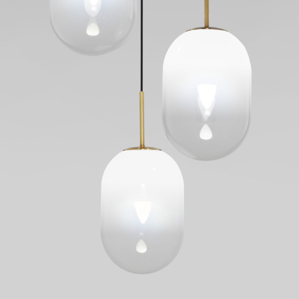 Каскадная люстра Eurosvet LOONA 60161/3 латунь