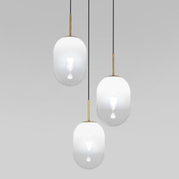 Каскадная люстра Eurosvet LOONA 60161/3 латунь