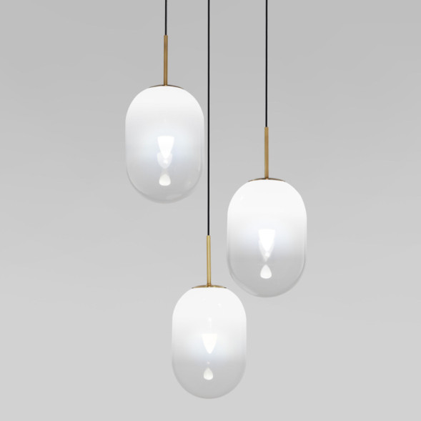 Каскадная люстра Eurosvet LOONA 60161/3 латунь