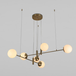 Подвесная люстра Eurosvet Planet 70146/6 латунь
