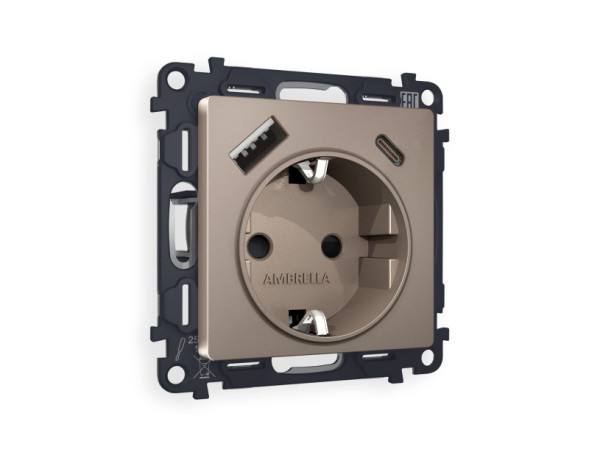 Розетка Ambrella Volt MA640010 ALFA QUANT