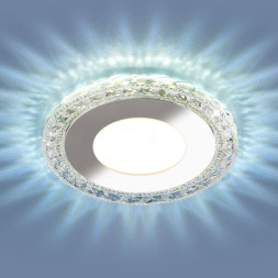Встраиваемый точечный светильник Elektrostandard 9909 LED 8W CL прозрачный