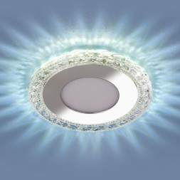 Встраиваемый точечный светильник Elektrostandard 9909 LED 8W CL прозрачный