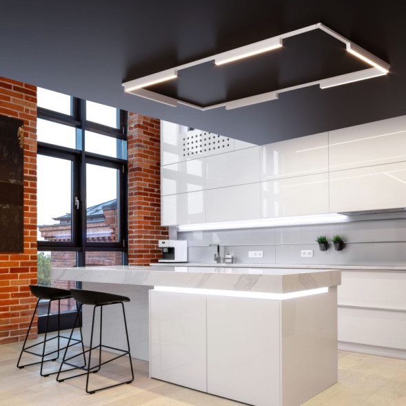 Светодиодный трековый светильник Elektrostandard X-Line белый матовый 28W 4200K (LTB55) трехфазный