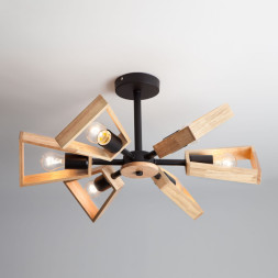 Люстра на штанге Eurosvet Klark 70056/6 черный