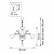 Подвесная люстра Lightstar Rosata 696082