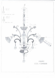 Подвесная люстра Lightstar Rosata 696082