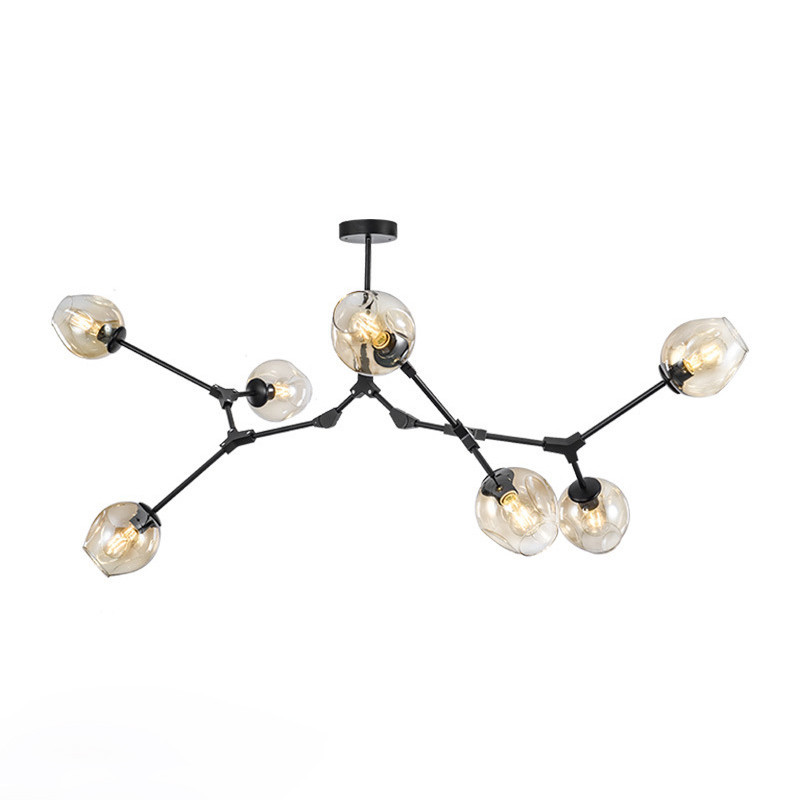 Люстра на штанге ImperiumLoft 239858-22 Branching Bubble