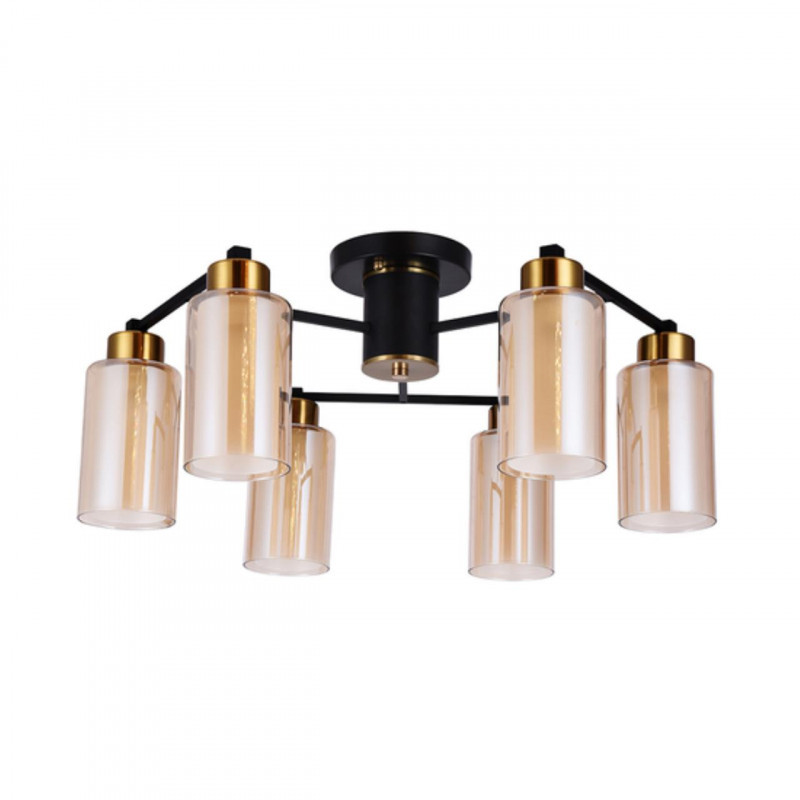 Потолочная люстра ARTE Lamp LEO A7027PL-6BK