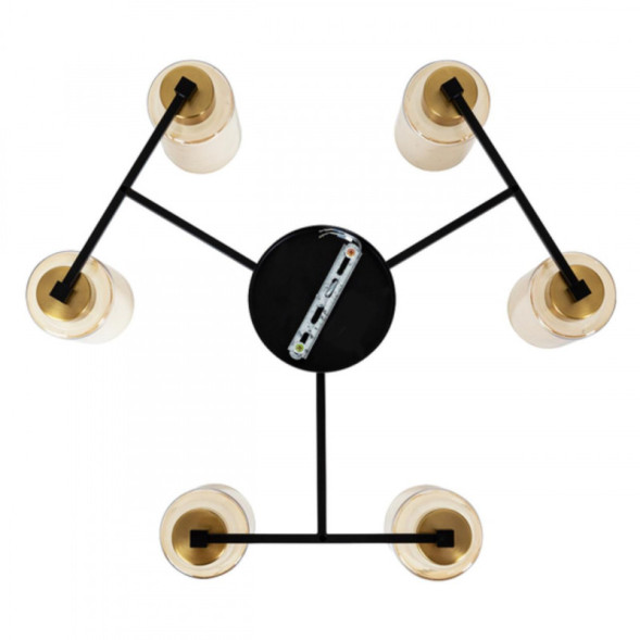 Потолочная люстра ARTE Lamp LEO A7027PL-6BK