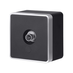 Розетка Werkel Gallant W5083034 черный с серебром