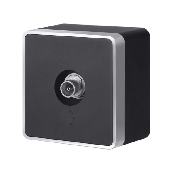 Розетка Werkel Gallant W5083034 черный с серебром