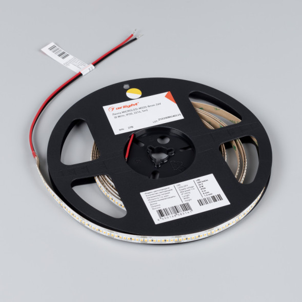 Лента Arlight 047864 40W 24V белый (теплый) IP20