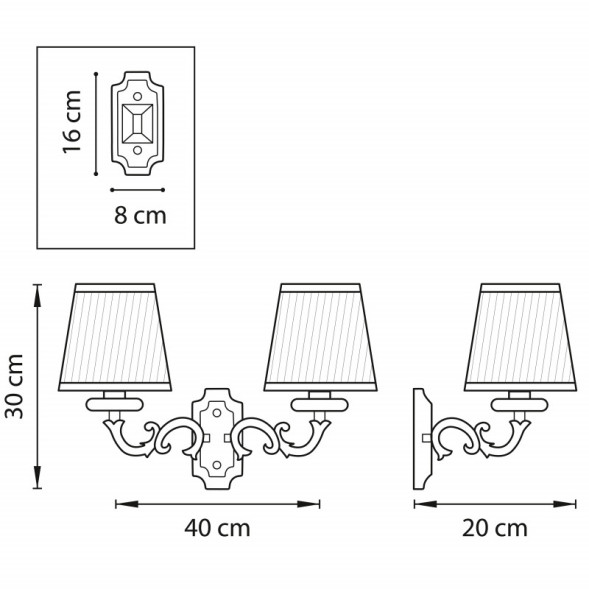 Бра Lightstar Engenuo 779524
