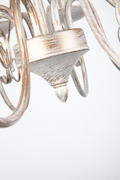 Подвесная люстра Eurosvet PROVENCE 22404/8 белый с золотом