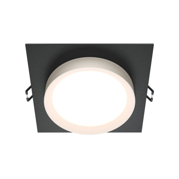 Встраиваемый точечный светильник Maytoni Technical Hoop DL086-GX53-SQ-BW