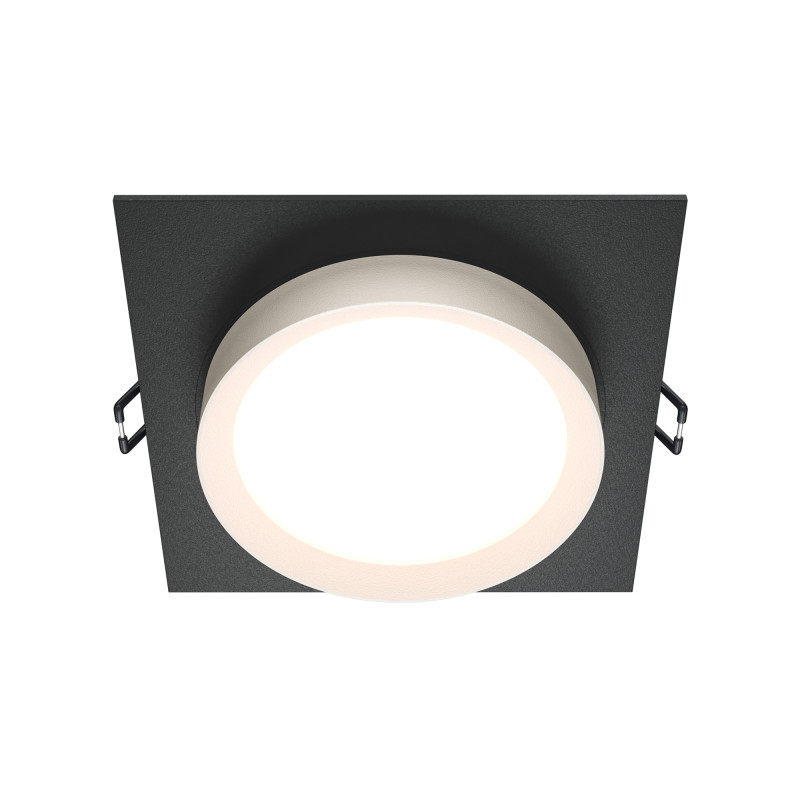 Встраиваемый точечный светильник Maytoni Technical Hoop DL086-GX53-SQ-BW