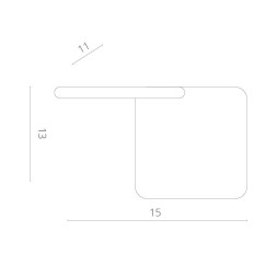 Бра ARTE Lamp Virata A1807AP-1WH