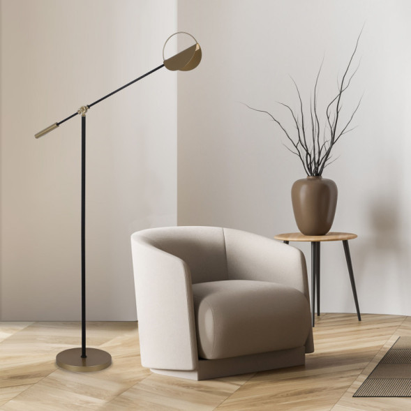 Торшер Eurosvet Grazia 01143/1 черный/золото