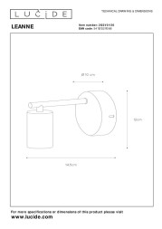 Бра LUCIDE Leanne 21221/01/30
