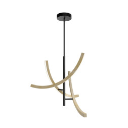 Люстра на штанге Maytoni MOD428PL-L27BK Wabi