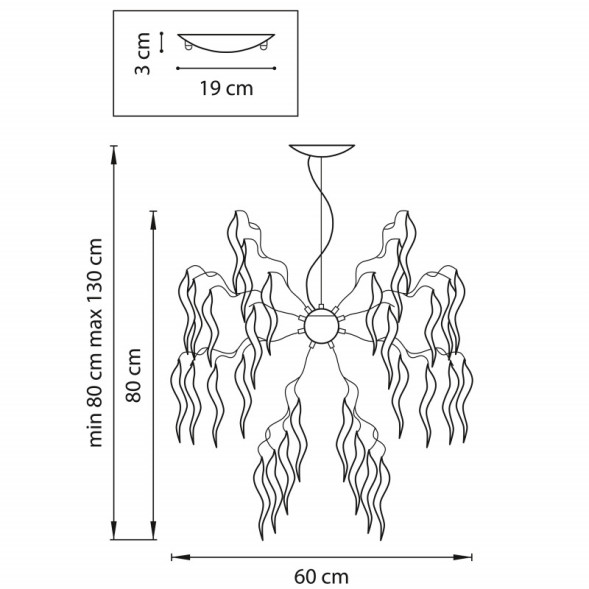 Подвесная люстра Lightstar Mocco 792154
