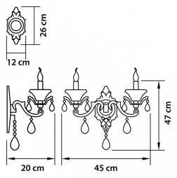 Бра Lightstar Ampollo 786622