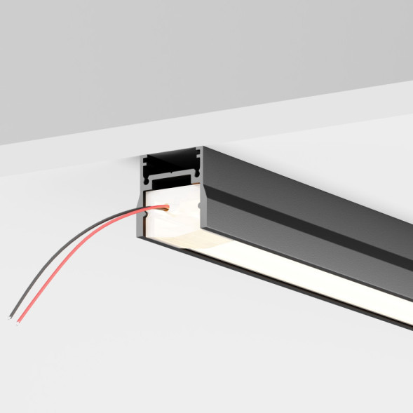 Профиль для шинопроводов Maytoni Уличная трековая система освещения Elasity IP black O-TR001-P-B3M