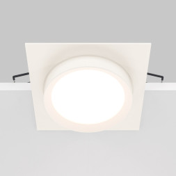 Встраиваемый точечный светильник Maytoni Technical Hoop DL086-GX53-SQ-W