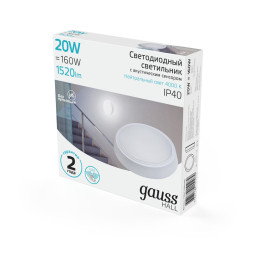 Офисный светильник Gauss ЖКХ Gauss HALL 193411220-OAS