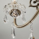 Подвесная люстра Eurosvet Elisha 3281/8 античная бронза/прозрачный хрусталь Strotsk