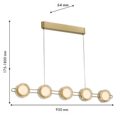 Подвесная люстра Favourite Yo-yo 4334-10P