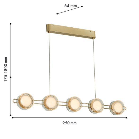 Подвесная люстра Favourite Yo-yo 4334-10P