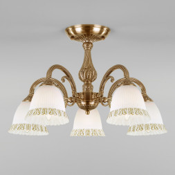 Люстра на штанге Eurosvet CAMPINA 60107/5 античная бронза