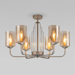 Люстра на штанге Eurosvet Defi 60138/6 перламутровое золото