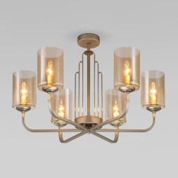 Люстра на штанге Eurosvet Defi 60138/6 перламутровое золото