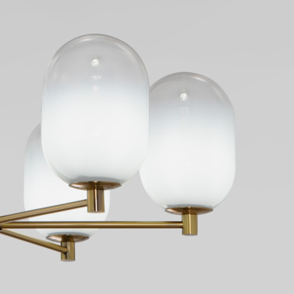 Люстра на штанге Eurosvet LOONA 60161/6 латунь