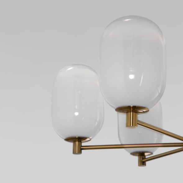 Люстра на штанге Eurosvet LOONA 60161/6 латунь